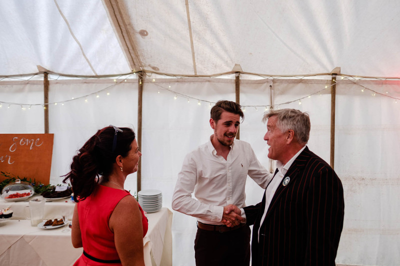 The Mill Kingham wedding toastmasters Lady Toastmaster