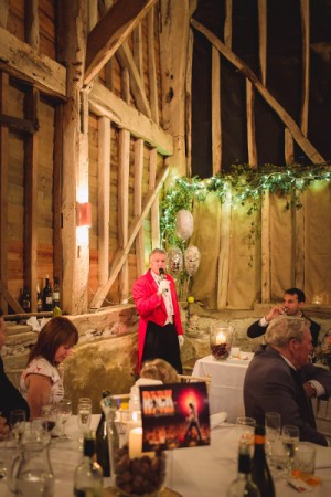 We were delighted to have been asked to be wedding toastmasters for Steve and Lou at Rolvenden Great Barn