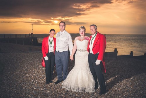 The sun shone on the 7th August 2014 at East Quay for the wedding of Jess &amp; James ... we were delighted they chose us to be their wedding toastmasters